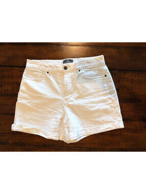 Eric Bompard Paris - Women's White Denim Shorts - Size Medium  MSRP $210